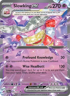 Slowking ex, Paldea Evolved, no. 086
