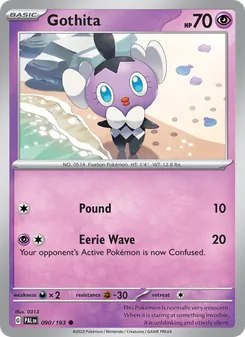 Gothita, Paldea Evolved, no. 090