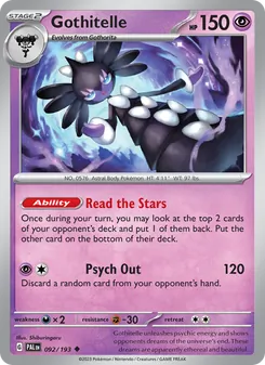 Gothitelle, Paldea Evolved, no. 092