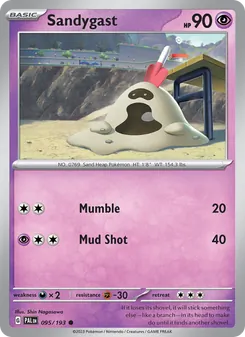 Sandygast, Paldea Evolved, no. 095