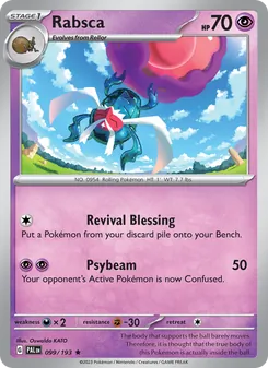 Rabsca, Paldea Evolved, no. 099