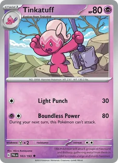 Tinkatuff, Paldea Evolved, no. 103