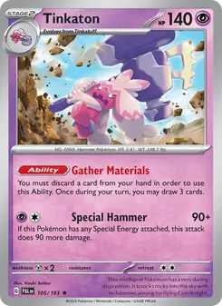 Tinkaton, Paldea Evolved, no. 105