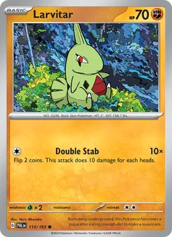 Larvitar, Paldea Evolved, no. 110