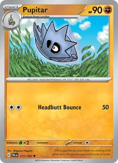 Pupitar, Paldea Evolved, no. 111