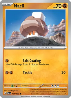 Nacli, Paldea Evolved, no. 121