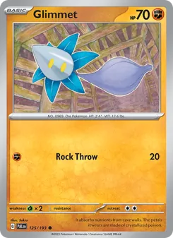 Glimmet, Paldea Evolved, no. 125