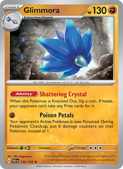 Glimmora, Paldea Evolved, no. 126