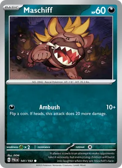 Maschiff, Paldea Evolved, no. 141