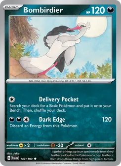 Bombirdier, Paldea Evolved, no. 147