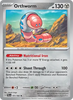 Orthworm, Paldea Evolved, no. 151