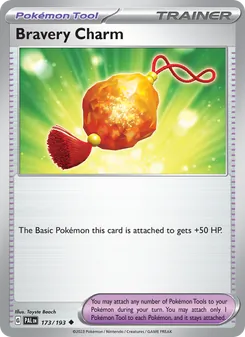 Bravery Charm, Paldea Evolved, no. 173
