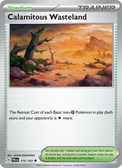 Calamitous Wasteland, Paldea Evolved, no. 175