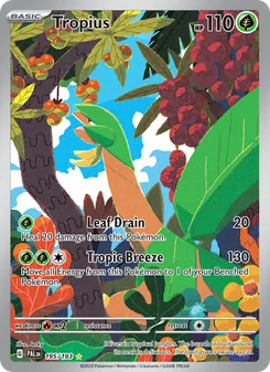 Tropius, Paldea Evolved, no. 195