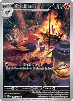Fletchinder, Paldea Evolved, no. 199