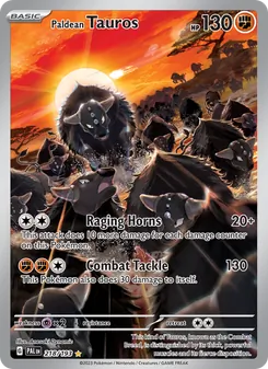 Paldean Tauros, Paldea Evolved, no. 218