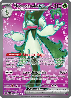 Meowscarada ex, Paldea Evolved, no. 231