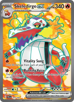 Skeledirge ex, Paldea Evolved, no. 233