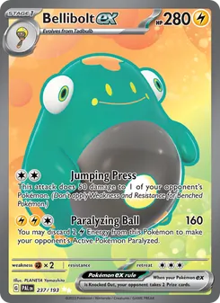 Bellibolt ex, Paldea Evolved, no. 237