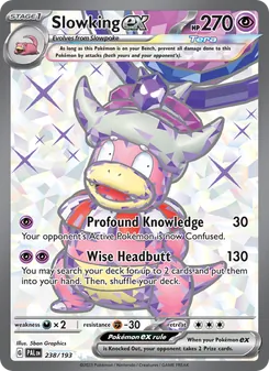 Slowking ex, Paldea Evolved, no. 238