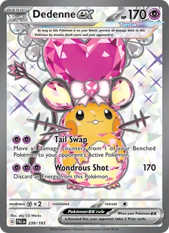 Dedenne ex, Paldea Evolved, no. 239