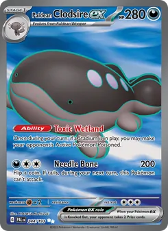 Paldean Clodsire ex, Paldea Evolved, no. 244