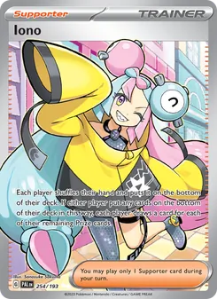 Iono, Paldea Evolved, no. 254