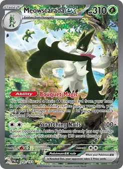 Meowscarada ex, Paldea Evolved, no. 256