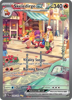 Skeledirge ex, Paldea Evolved, no. 258