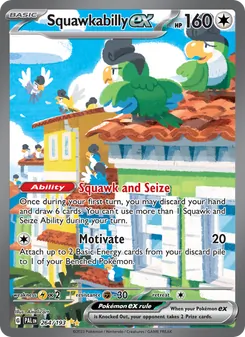 Squawkabilly ex, Paldea Evolved, no. 264
