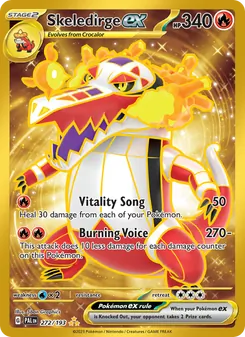 Skeledirge ex, Paldea Evolved, no. 272