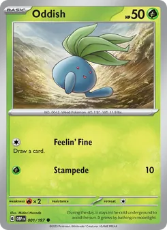 Oddish, Obsidian Flames, no. 001