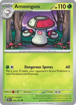 Amoonguss, Obsidian Flames, no. 010