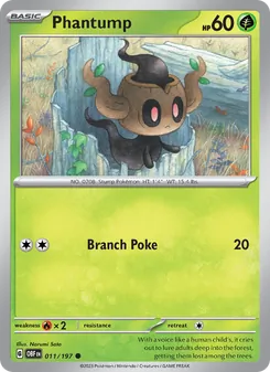 Phantump, Obsidian Flames, no. 011