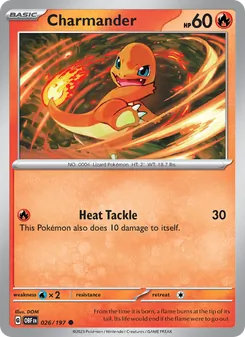 Charmander, Obsidian Flames, no. 026