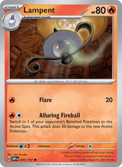 Lampent, Obsidian Flames, no. 037
