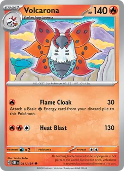 Volcarona, Obsidian Flames, no. 041