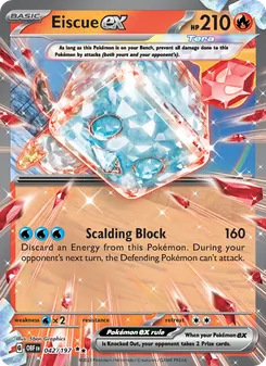 Eiscue ex, Obsidian Flames, no. 042