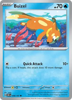 Buizel, Obsidian Flames, no. 048