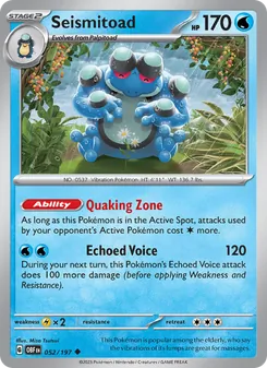 Seismitoad, Obsidian Flames, no. 052