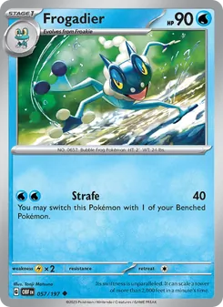 Frogadier, Obsidian Flames, no. 057