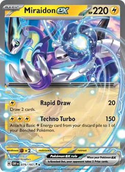 Miraidon ex, Obsidian Flames, no. 079