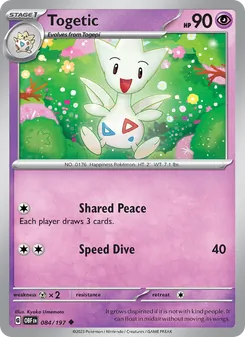 Togetic, Obsidian Flames, no. 084