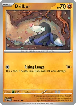 Drilbur, Obsidian Flames, no. 111