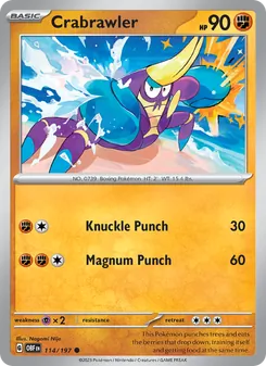 Crabrawler, Obsidian Flames, no. 114