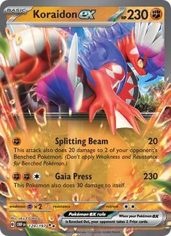 Koraidon ex, Obsidian Flames, no. 124