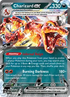 Charizard ex, Obsidian Flames, no. 125