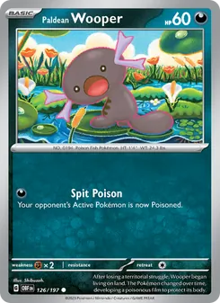 Paldean Wooper, Obsidian Flames, no. 126