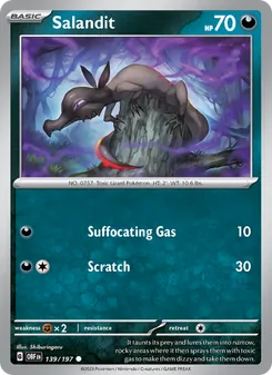 Salandit, Obsidian Flames, no. 139