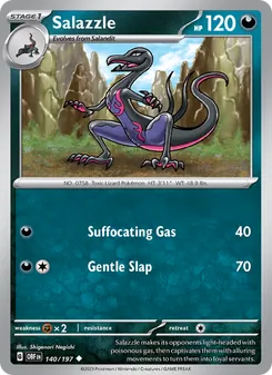 Salazzle, Obsidian Flames, no. 140